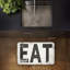 Tapis de sol anti-fatigue Eat Rustic Farmhouse Kitchen, design par Jennifer Pugh, 30 po x 18 po