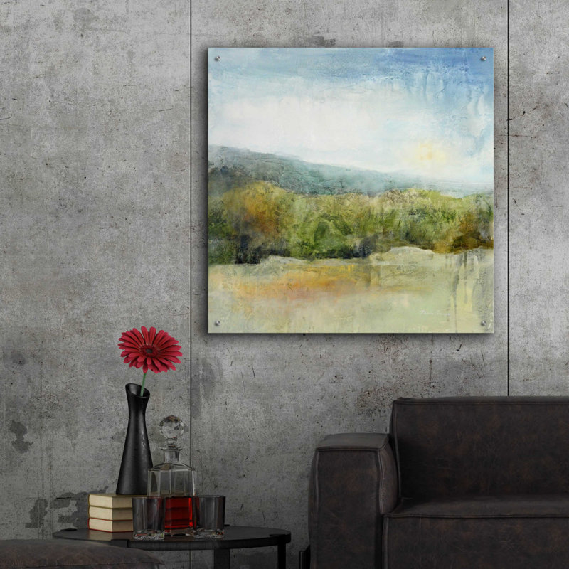 «La montagne d’oeuvre» par J Austin Jennings - Peinture sans cadre, H 36 po x l 36 po x P 0,2 po