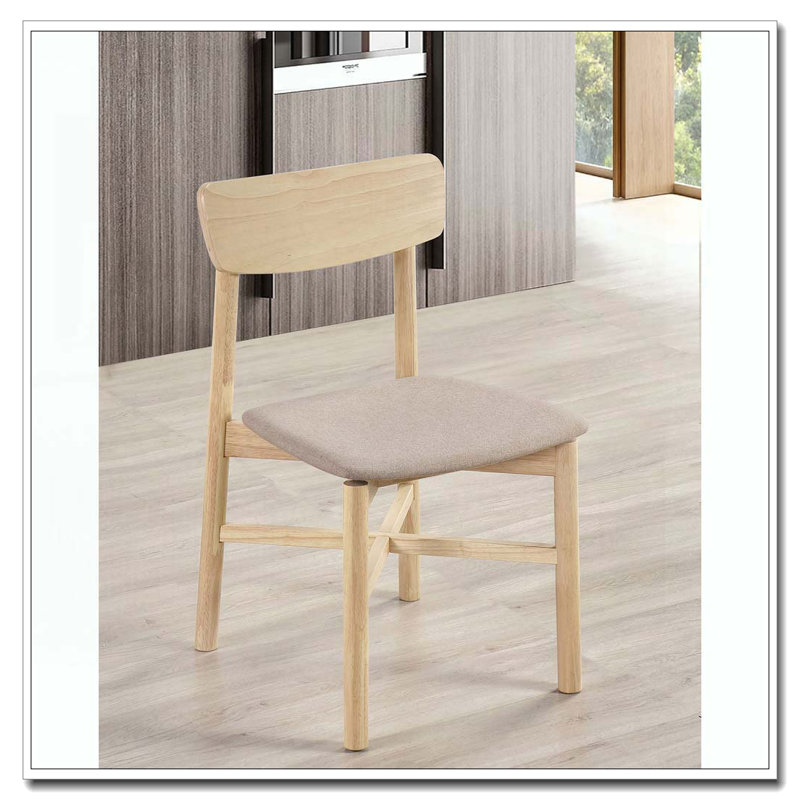 Chaise d'appoint en bois, Blanchies