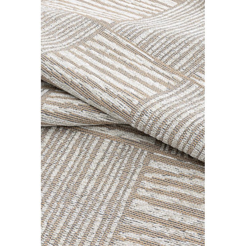Tapis tissé de qualité supérieure, 4,0 x 5,9 pi, crème | 100% jute et chenille, hauteur de poils de 0,3 po | Dessous antidérapant, 400 000 points de filetage | Durable, facile d'entretien, parfait pour le salon et la chambre à coucher