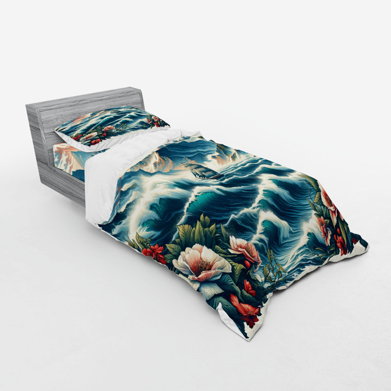 Ensemble de literie Ambesonne, Housse de couette simple + 6 pièces supplémentai