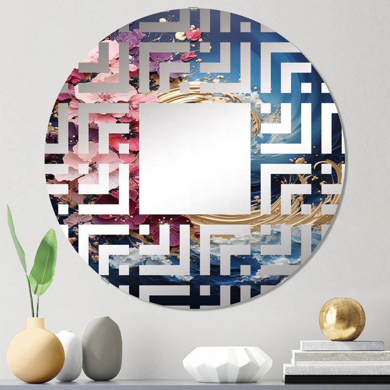 Caicey Circle Mirror, 23.6" x 23.6"