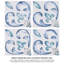 Carreau de porcelaine simple pour mur et plancher 6 "x 6" Saint Germain