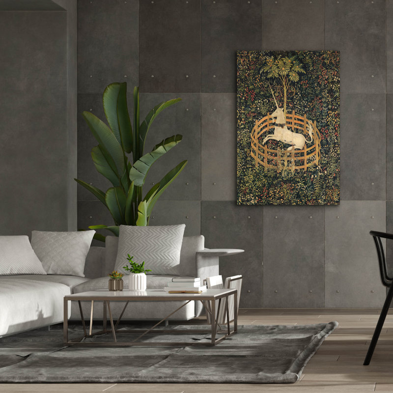 Epic Graffiti 'The Unicorn In Captivity' by Unknow " The Unicorn In Captivity " Print