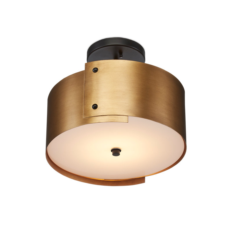 Ritsu Brass Semi-Flush Mount