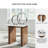 Berkel Marble Top End Table