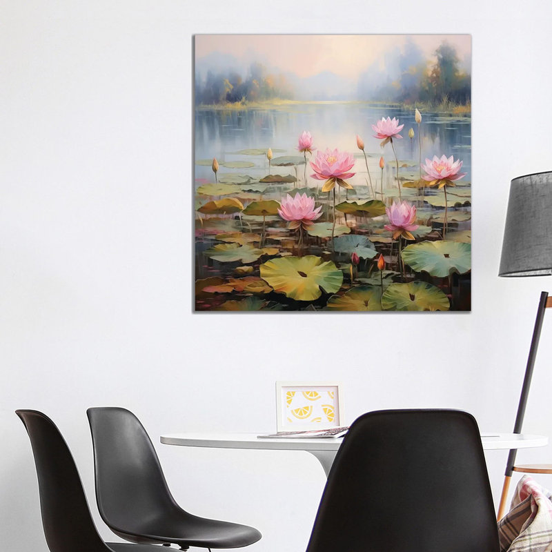 Peach Evening III - Wall Art Print, 37" H x 37" W, Wrapped Canvas, Does Not Apply