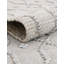 Tapis gris en jute / sisal tissé à la main-674098890