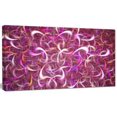 « rose aquarelle fractal pattern », impression sur toile
