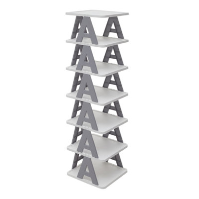 7 Pair Shoe Rack
