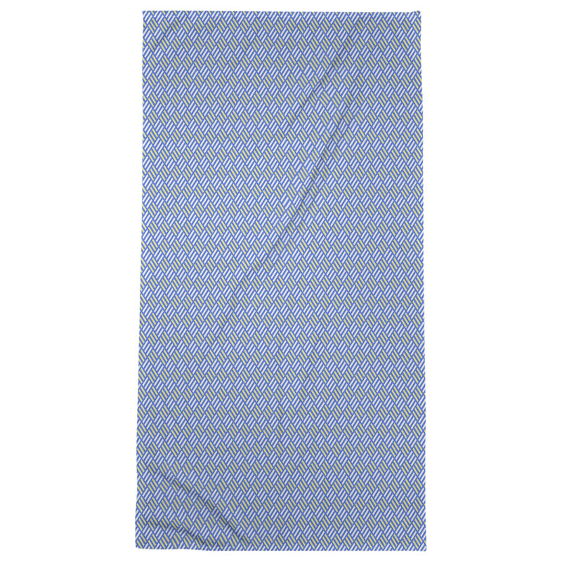 Katelyn Elizabeth Bath Towel, Blue/Yellow
