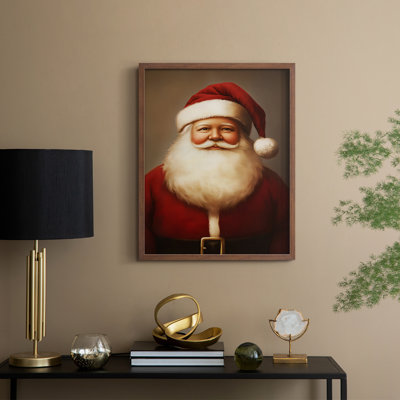 «Christmas Holiday Art», série 2-CD XXVI, reproduction encadrée - bois massif