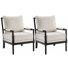 Lorentz Modern Farmhouse Accent Chair 25.5" Wide With Turned Wood And Solid Frame
