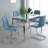 Upholstered Counter Stool with Steel Frame-94413546