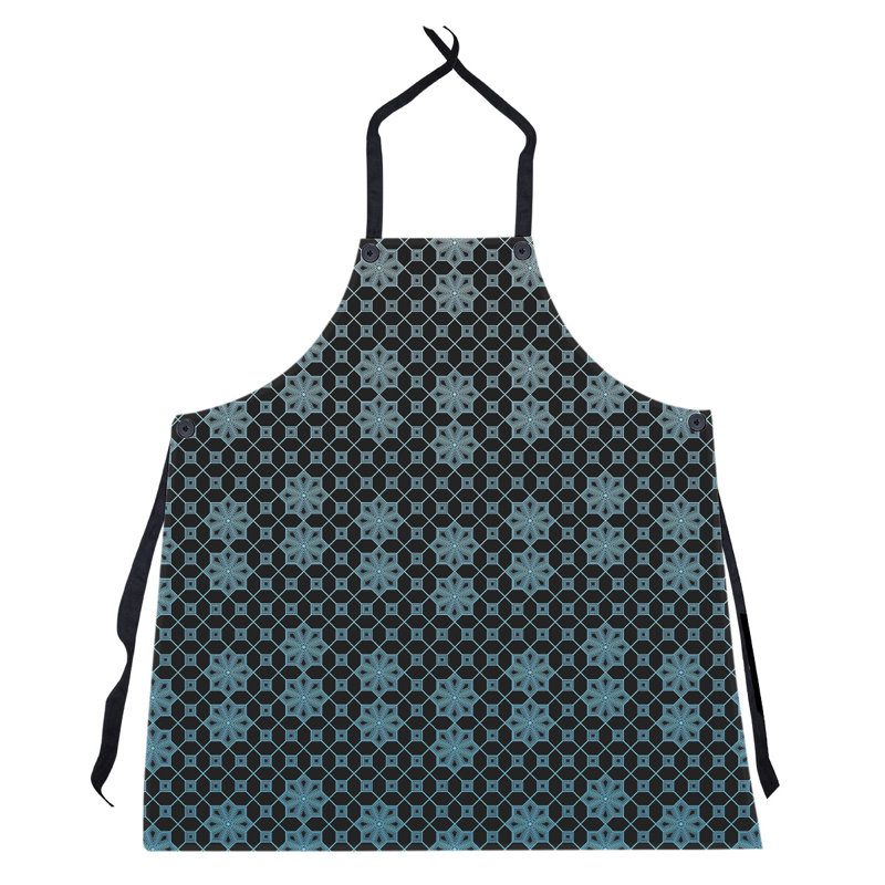 Tablier de treillis classique, Bleu