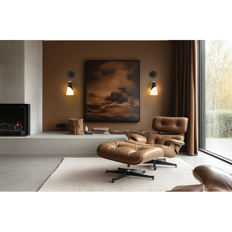 Aimie 1 Light Wall Sconce, Matte Black