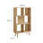 Modway Transmit 5 Shelf Wood Grain Bookcase-91110986