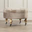 Flavien 69cm Wide Tufted Round Solid Colour Pouffe Ottoman-93809248