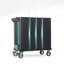 Coffre à roulettes multi-outils vert avec roulettes l 36,1 po