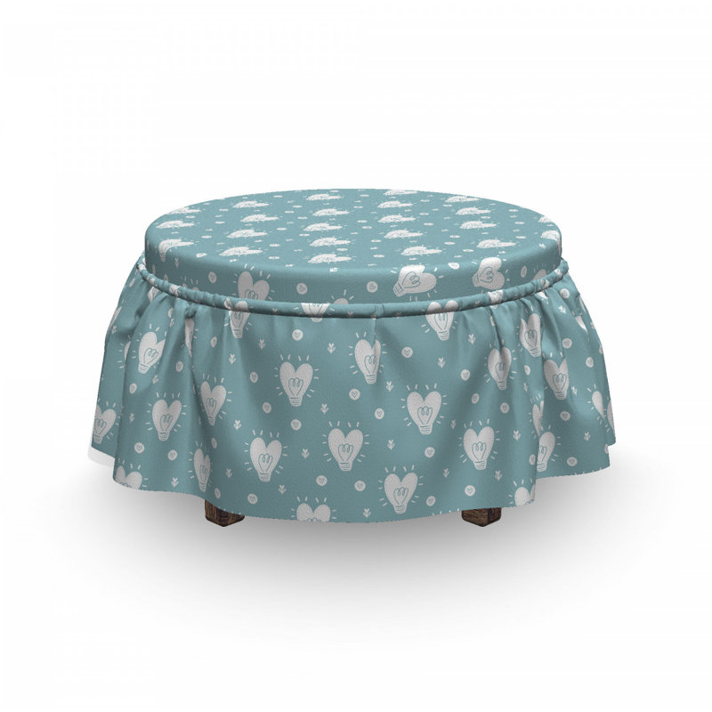 Housse pour repose-pieds de st valentin idea
