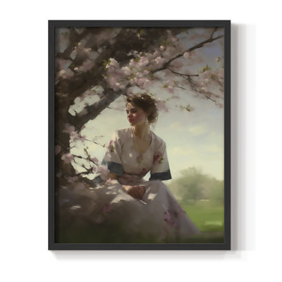 Reproduction encadrée WOMEN Series CDLxxIV - bois massif