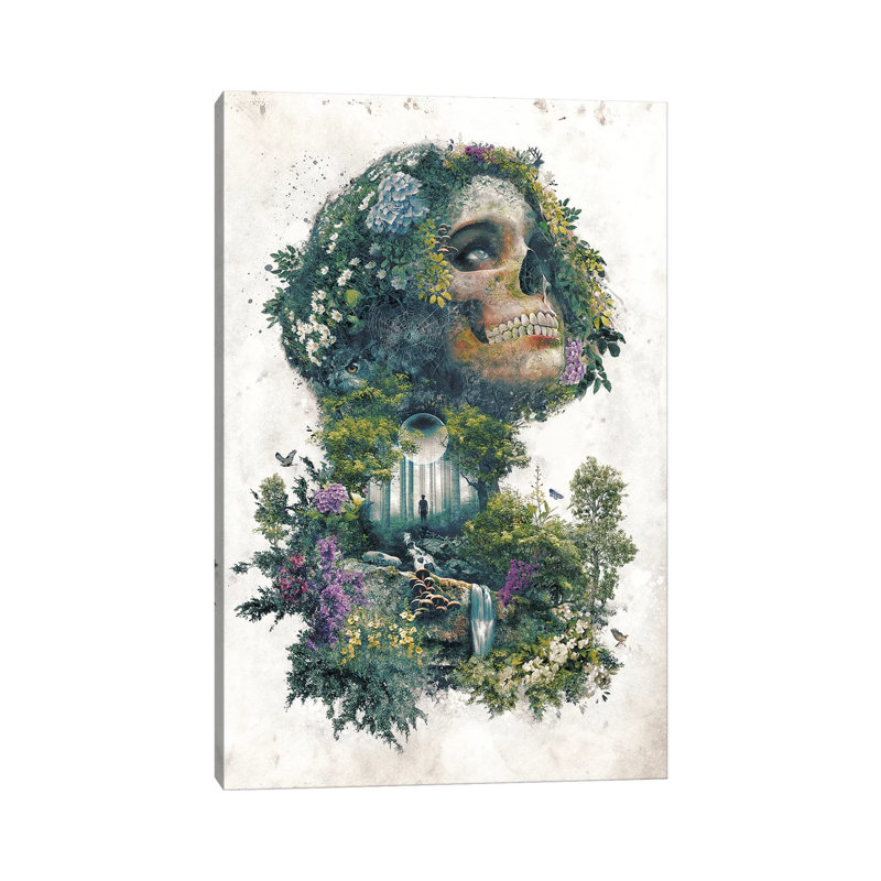 In Between Life and Death 1 Piece Wrapped Canvas Wall Art, 30.48 cm H x 45.72 cm W