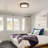 Dimmable Industrial Led Drum Flush Mount