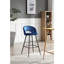 Hollydale Upholstered Counter Stool with Metal Frame-877019955