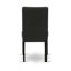 L'ensemble de table de cuisine 3 pièces comprend une table de salle à manger ronde avec Dropleaf et 2 chaises rembourrées en tissu de couleur noire, noir-1228721724-1287740566-1228721727