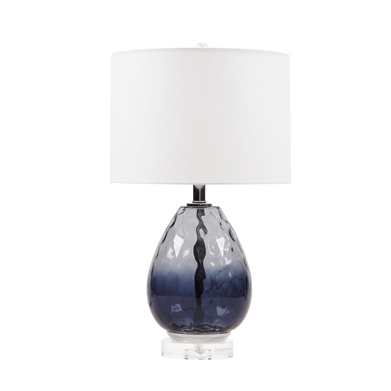 Lampe de table en verre Ombre
