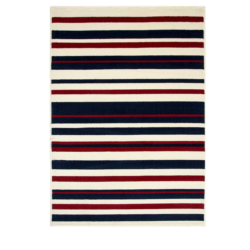 Sandy Point Striped Area Rug, Rectangle 120 x 170cm