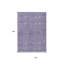 Tapis lavable à motif géométrique lavande et ivoire 10 pi x 14 pi