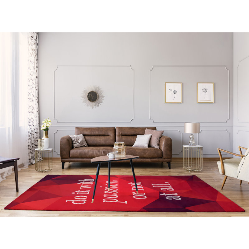 Tapis de poly-chenille en poly-citation passion, Rectangle 9 pi x 12 pi