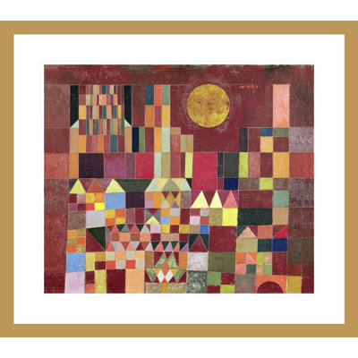 «Castle and Sun» par Paul Klee, impression giclée encadrée