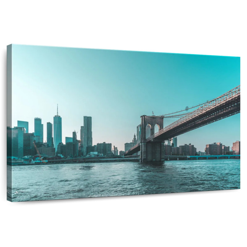 Lilie Brooklyn Bridge Daybreak, 16" H x 24" W