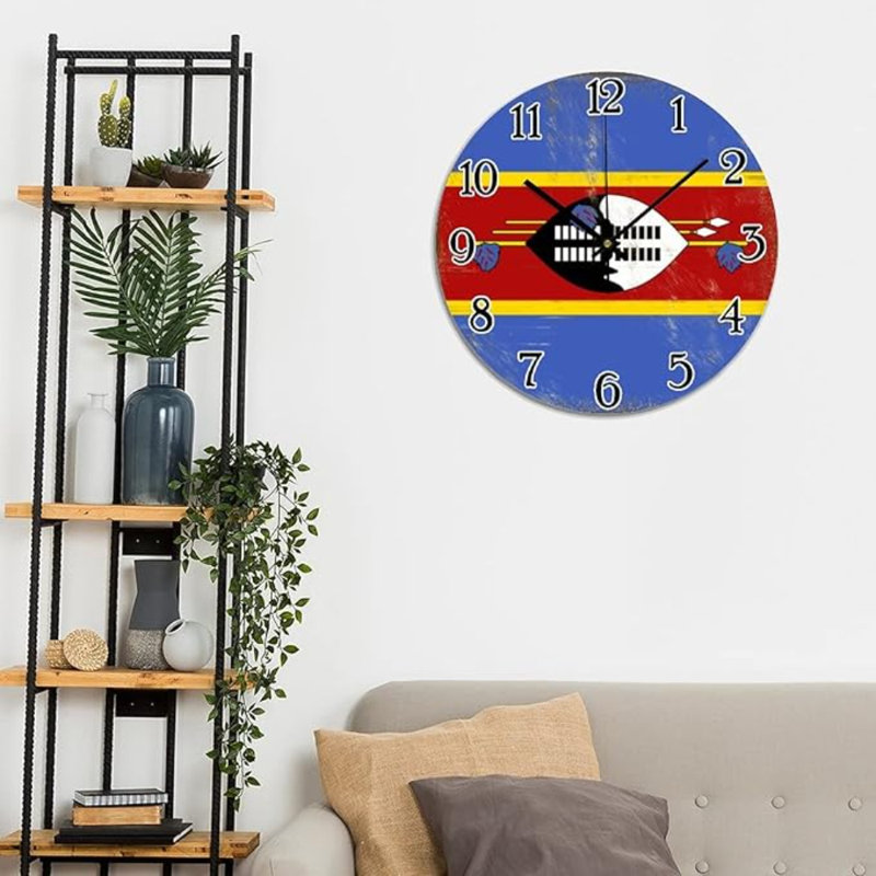 Horloge murale en PVC Swaziland Swaziland