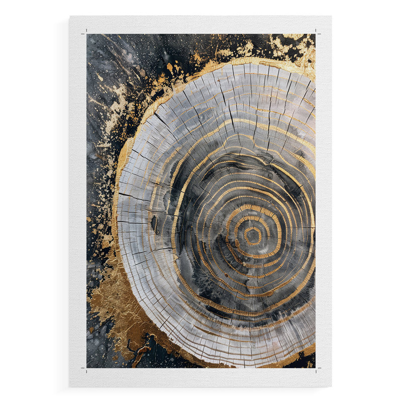 Série ABSTRACT CCXL - Impression sur toile seulement - NON CADRE, H 18 po x l 12 po