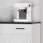 Buffet de cuisine avec buffet à 3 tiroirs et armoire de cuisine moderne en bois de style campagnard-1329133511