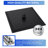 12 Inch Rainfall Shower Head Solid Square Wall/Ceiling Mount Stainless Steel Matte Black-123845841
