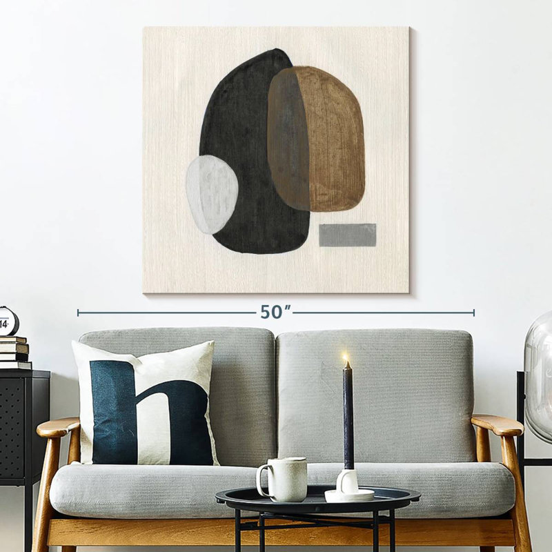 Neutral Stones III, 33" H x 33" W