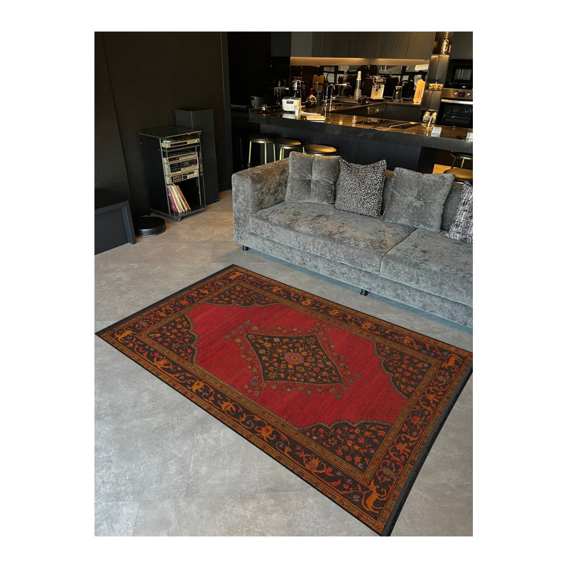 Tapis tissé crème Mosso, 3'11" x 5'11"