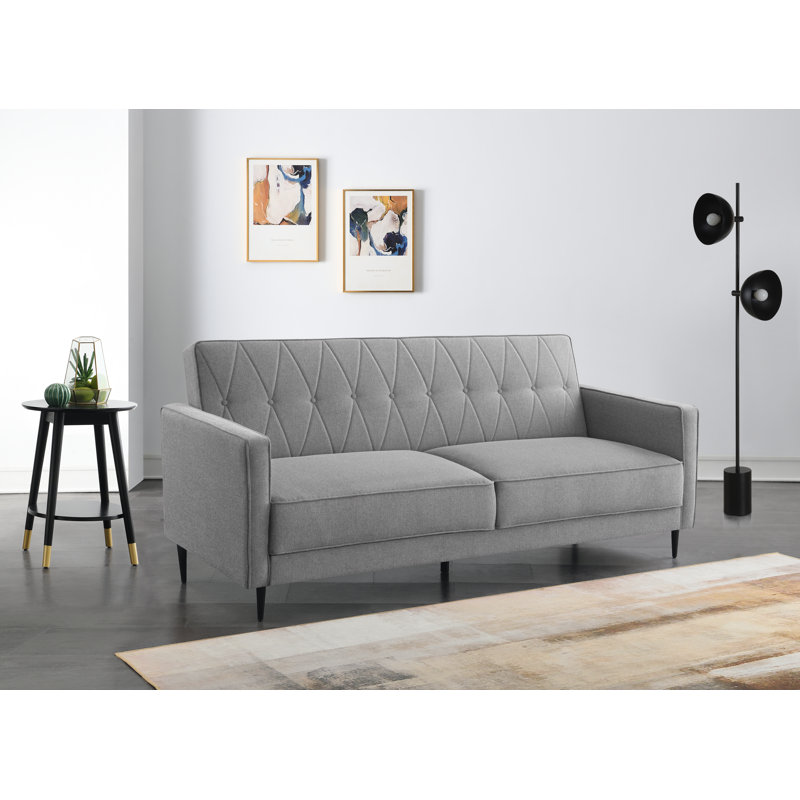 Locke 3 Seater Chenille Sleeper, Grey