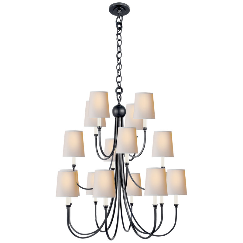 Reed 16 - Light Chandelier, Bronze