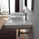 Scarabeo By Nameeks ML 18.5'' Glossy White Ceramic Rectangular Drop-in, Wall Mount Bathroom Sink with Overflow