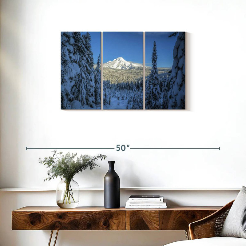 Alvord Mount Hood Winter Glimpse, H 20 po x l 33 po