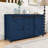 Durable Sideboard Cabinet with Scratch-Resistant Finish, Versatile Storage Solutions-105567658