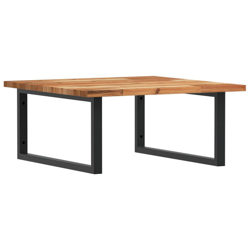Ashvik 60cm Solid Wood Bathroom Vanity Top, Acacia/Black