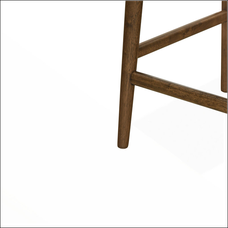 Tabouret de comptoir en bois Arno