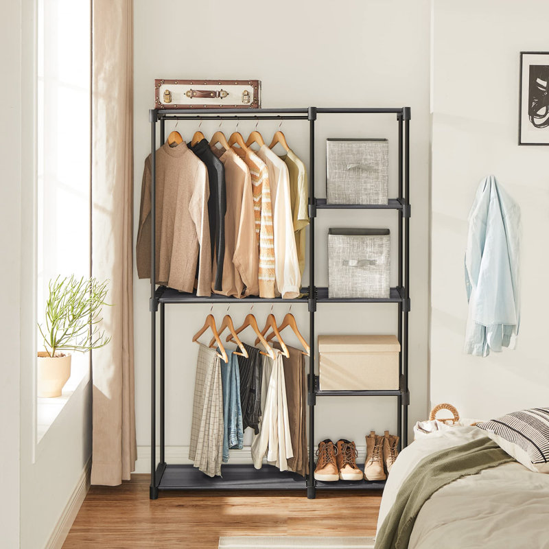 Pinero 112cm Clothing Rack, Grey