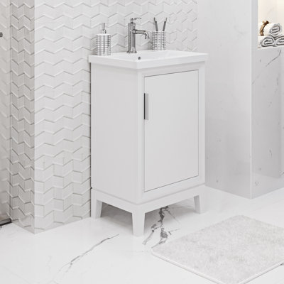 Elsa 20" Bath Vanity with Modern Single Faucet